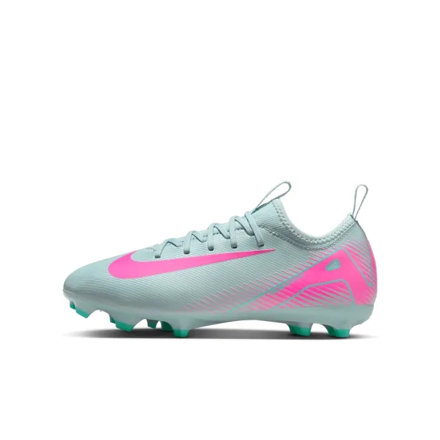 Nike Jr. Mercurial Vapor 16 Academy Younger/Older Kids' MG Low-Top Football Boot - Grey - Recycled Content Minimum