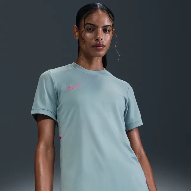 Nike Academy Women's Dri-FIT Football Top - Grey - Sustainable Materials