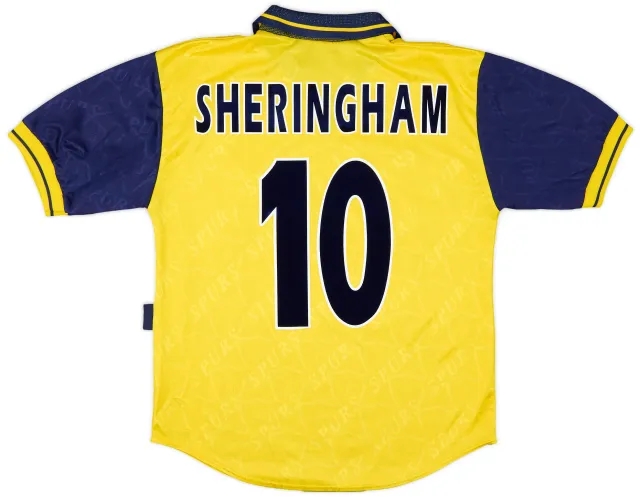1995-97 Tottenham Third Shirt Sheringham #10 - 9/10 - (S)