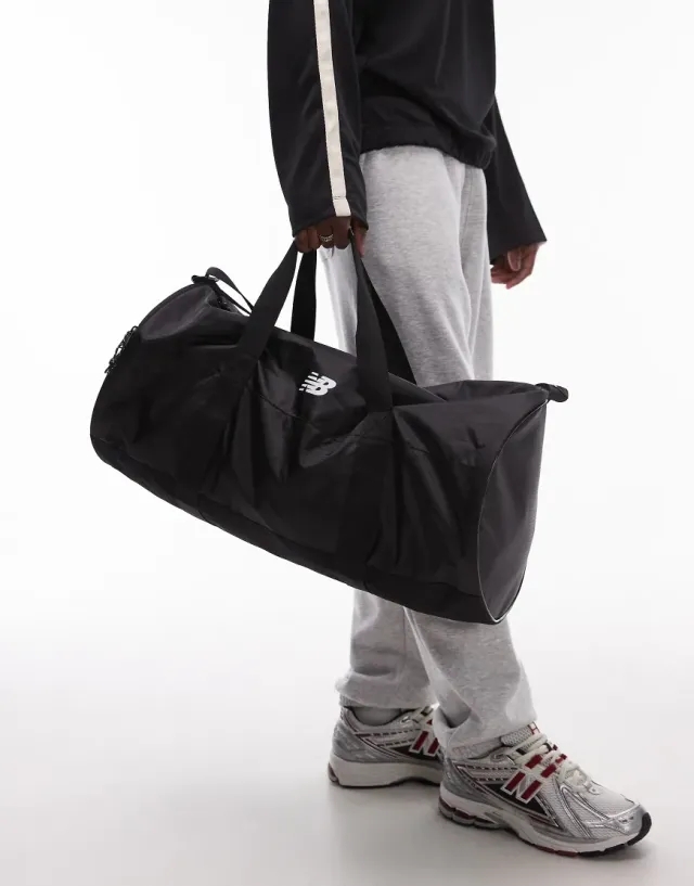 New Balance Large Duffle Bag In Black