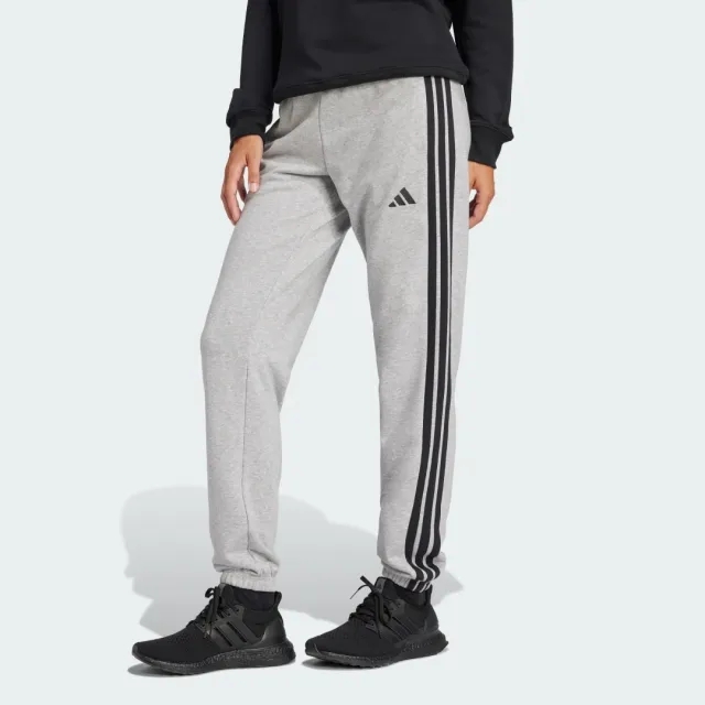 adidas Essentials 3-Stripes French Terry Cuffed Joggers