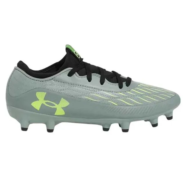 Under Armour  Magnetico Select 4 FG Jr. Kids' Soccer Cleats Silica Green / Silica Green / High Vis Yellow 4
