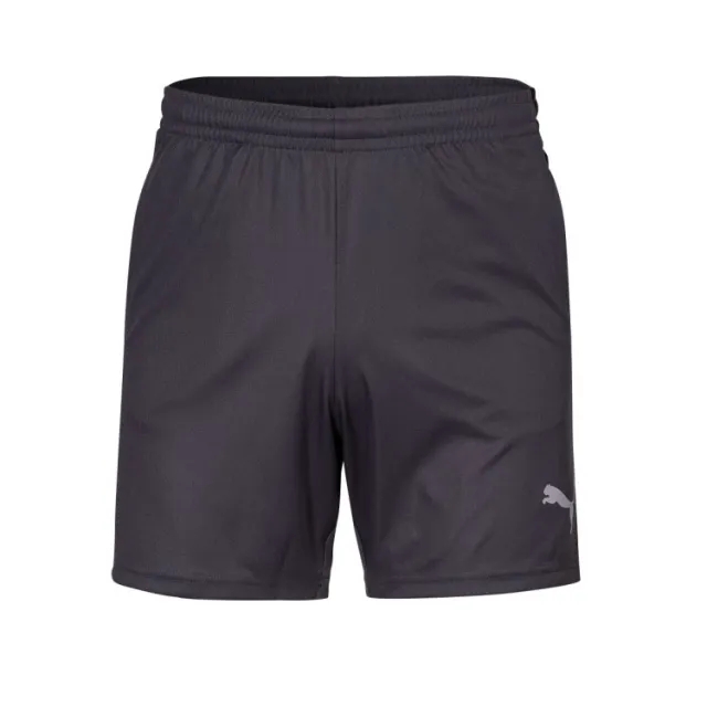 PUMA Individualfinal Training Shorts Youth, Galactic Grey/Yellow Alert, size 11-12 Youth
