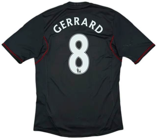 2011-12 Liverpool Away Shirt Gerrard #8 - 4/10 - (M)