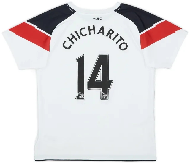 2010-12 Manchester United Away Shirt Chicharito #14 - 7/10 - (7-8Y)