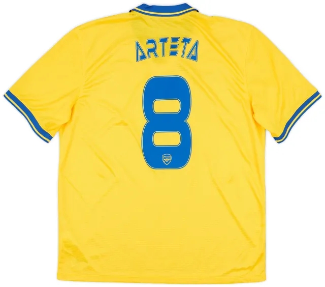 2013-14 Arsenal Away Shirt Arteta #8 - 9/10 - (XL)