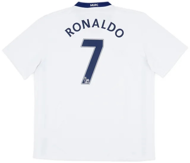 2008-10 Manchester United Away Shirt Ronaldo #7 - 8/10 - (XL)
