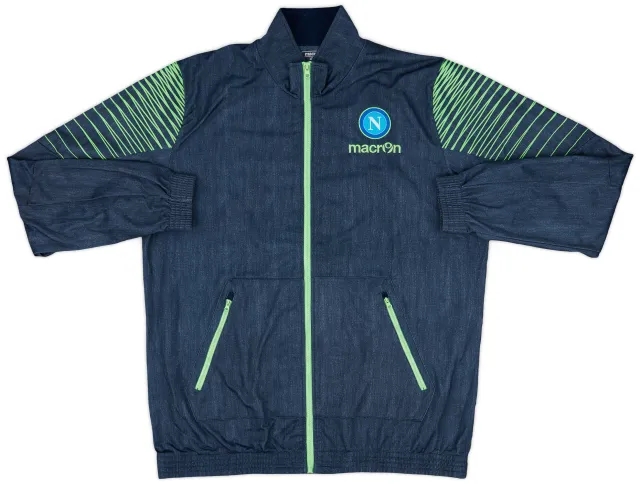 2014-15 Napoli Macron Track Jacket - 8/10 - (4XL)