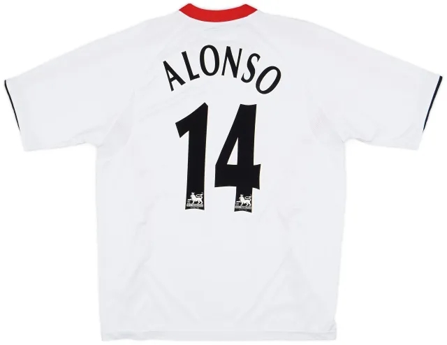 2005-06 Liverpool Away Shirt Alonso #14 - 7/10 - (L)