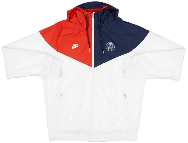 2019-20 Paris Saint-Germain Nike Hooded Track Jacket - 8/10 - (M)