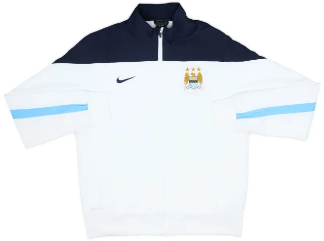 2013-14 Manchester City Nike Track Jacket - 8/10 - (XL)