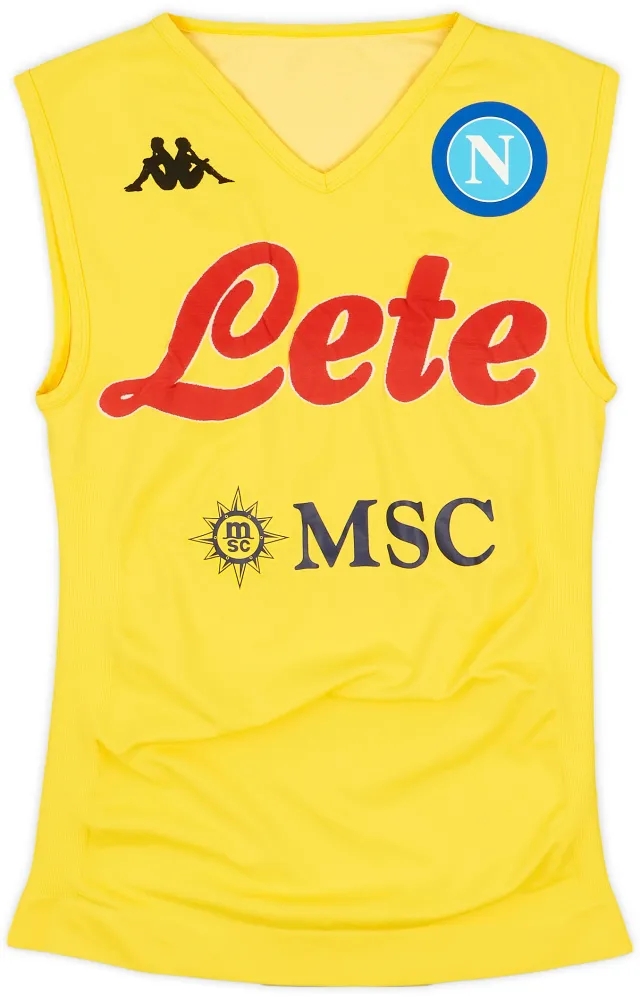 2017-18 Napoli Kappa Player Issue Compression Vest Baselayer - 10/10 - (XL/XXL)