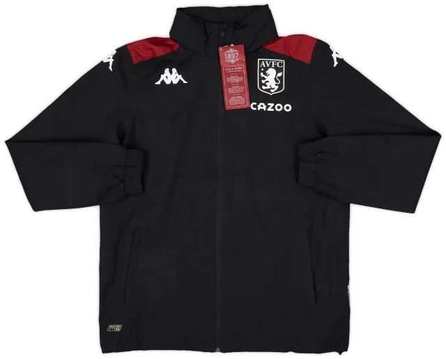 2020-21 Aston Villa Kappa Hooded Track Jacket (M)