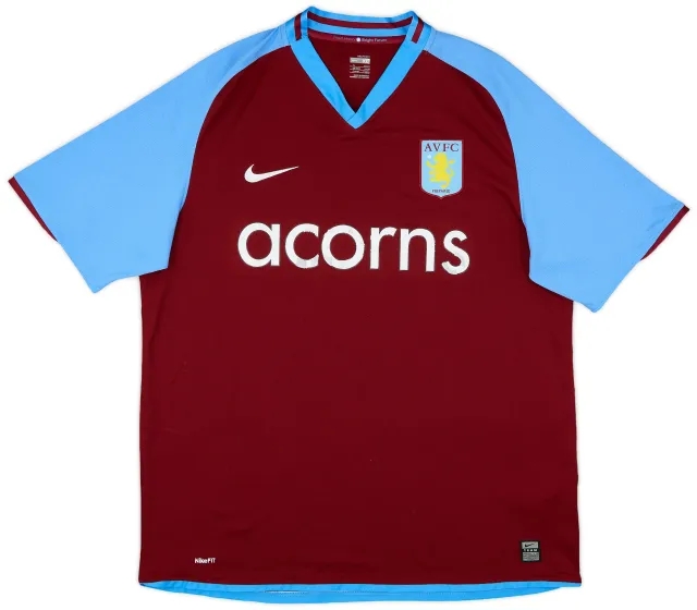 2008-09 Aston Villa Home Shirt - 5/10 - (XL)