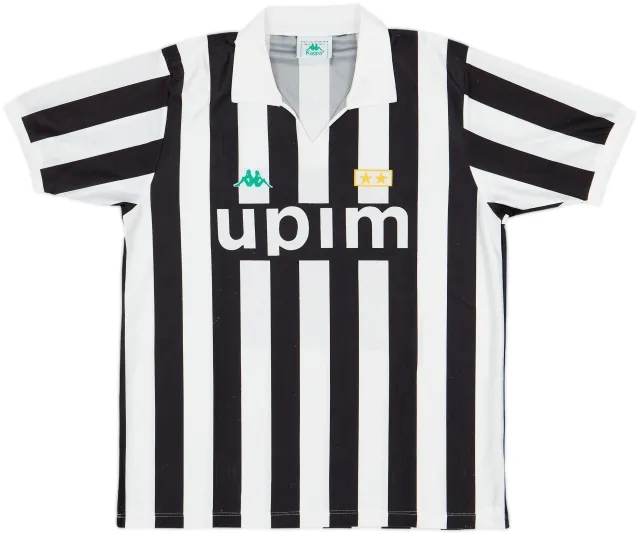1991-92 Juventus Basic Home Shirt - 8/10 - (L)