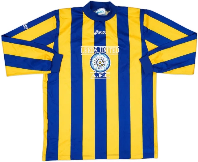 1993-95 Leeds United Asics Training L/S Shirt - 8/10 - (L)