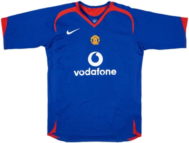 2005-06 Manchester United Away Shirt - 8/10 - (XL.Boys)