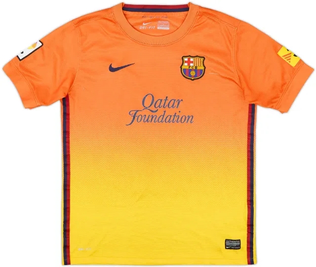 2012-13 Barcelona Away Shirt - 7/10 - (L.Boys)