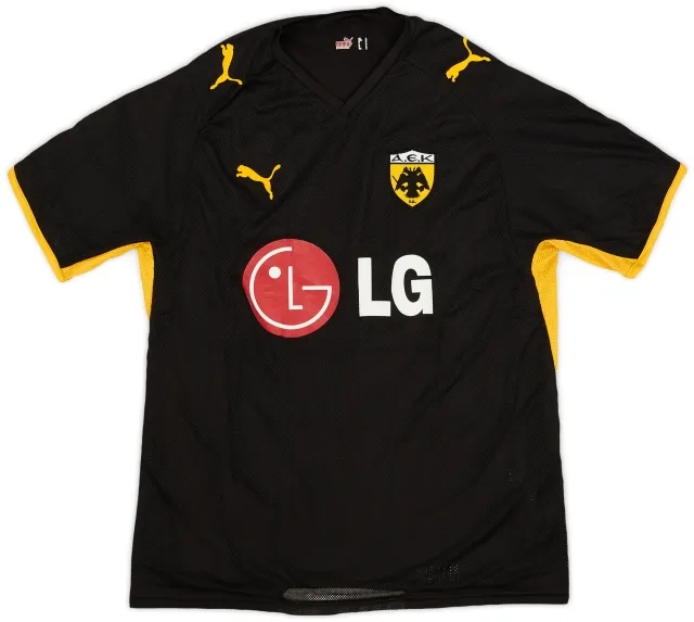 2008-09 AEK Athens Away Shirt - 8/10 - (L)