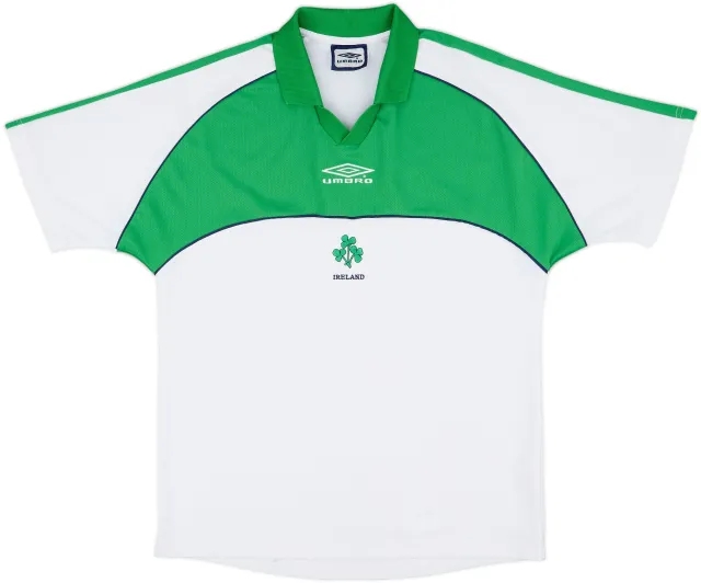 2002-03 Ireland Umbro Polo Shirt - 7/10 - (M)