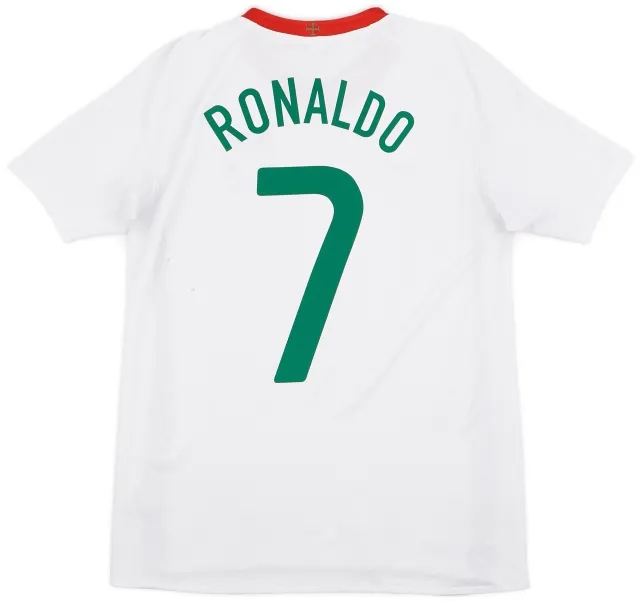 2008-10 Portugal Away Shirt Ronaldo #7 - 5/10 - (XL.Boys)