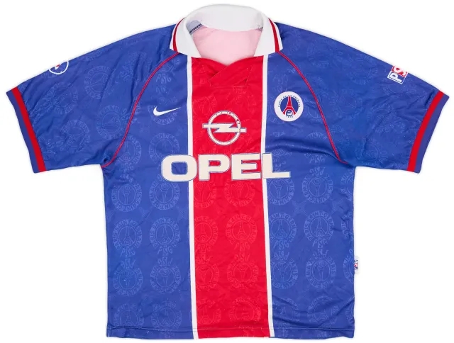 1996-97 Paris Saint-Germain Home Shirt - 4/10 - (XL)