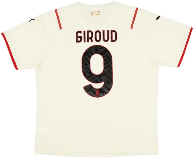 2021-22 AC Milan Away Shirt Giroud #9 (XL)
