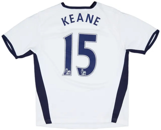 2008-09 Tottenham Home Shirt Keane #15 - 8/10 - (L.Boys)