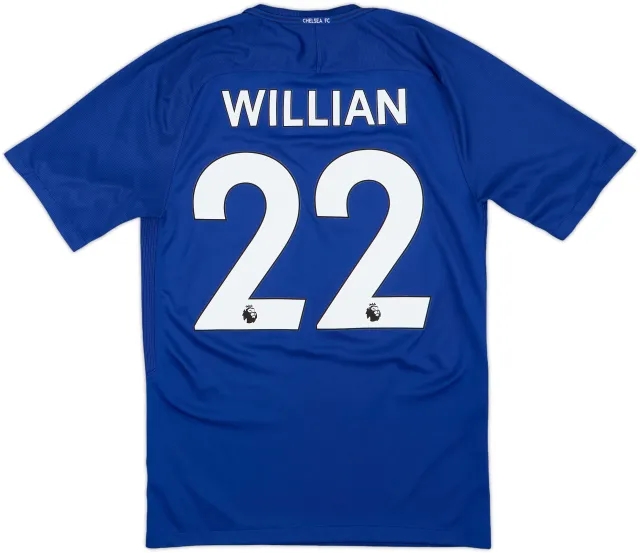 2017-18 Chelsea Home Shirt Willian #22 - 8/10 - (S)
