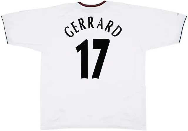 2003-04 Liverpool Away Shirt Gerrard #17 - 5/10 - (XXL)