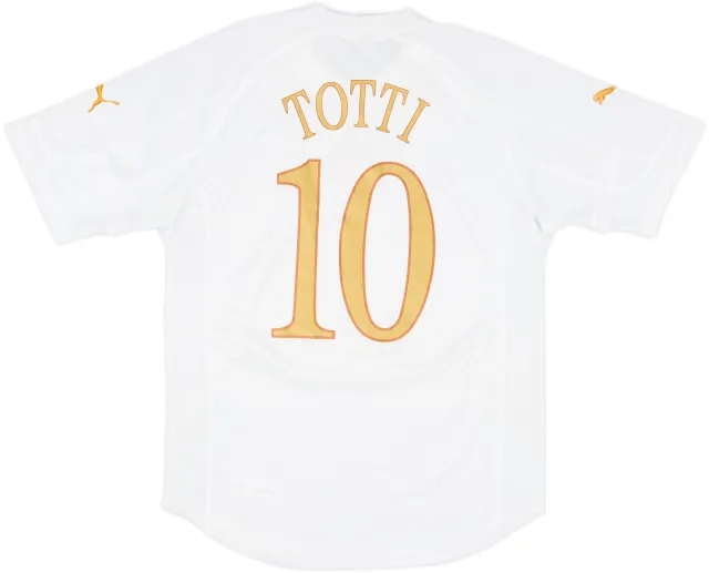 2004-06 Italy Away Shirt Totti #10 - 5/10 - (L)