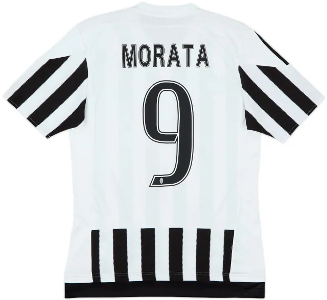 2015-16 Juventus Home Shirt Morata #9 - 8/10 - (S)