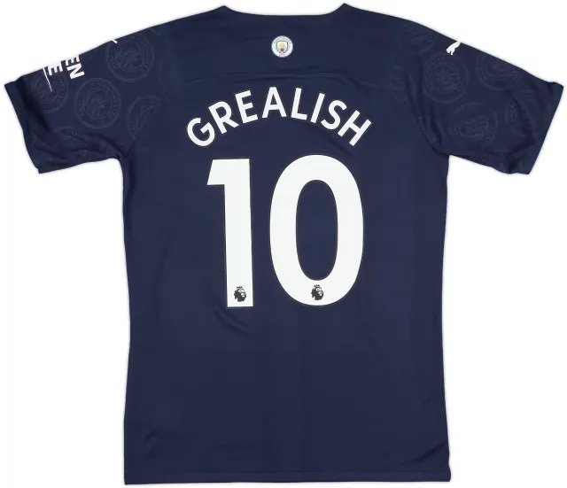 2021-22 Manchester City Player Issue Third Shirt Grealish #10 (L)