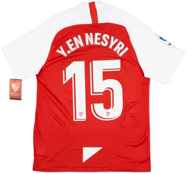 2019-20 Sevilla Away Shirt Y. En Nesyri #15 (L)
