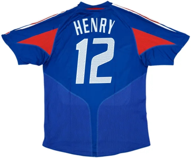 2004-06 France Home Shirt Henry #12 - 7/10 - (L)