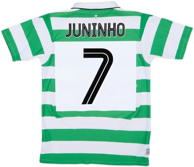 2004-05 Celtic Home Shirt Juninho #7 - 7/10 - (S)