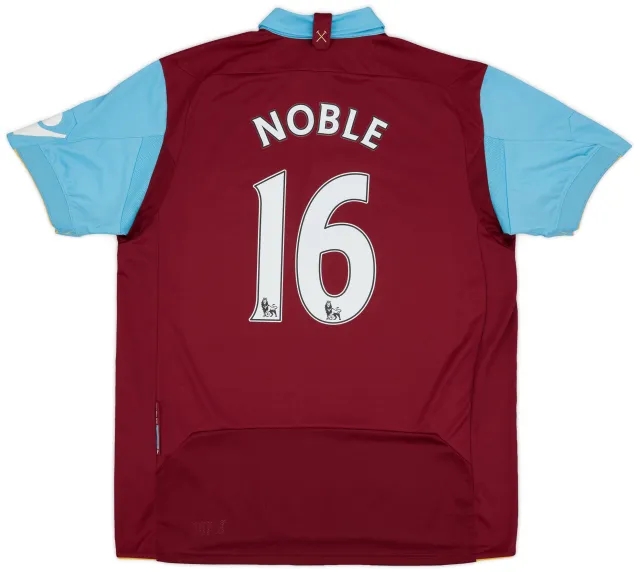 2010-11 West Ham Home Shirt Noble #16 - 10/10 - (L)