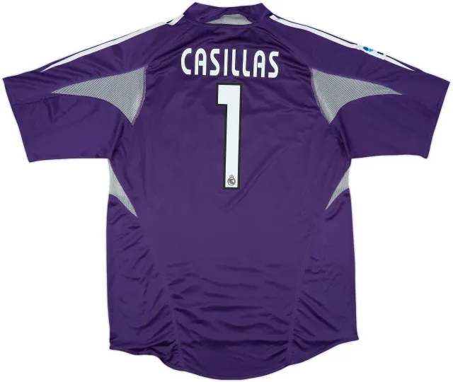 2004-05 Real Madrid S/S GK Shirt Casillas #1 - 9/10 - (L)