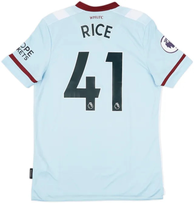 2021-22 West Ham Away Shirt Rice #41 (M)