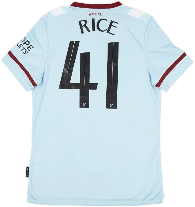 2021-22 West Ham Away Shirt Rice #41 (M)