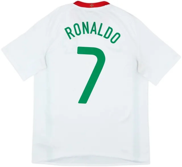 2008-10 Portugal Away Shirt Ronaldo #7 - 7/10 - (L)