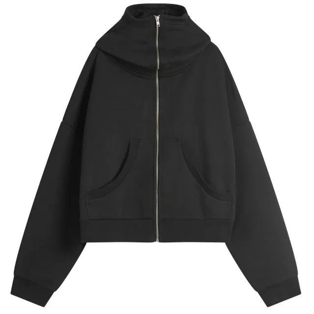 Entire Studios Women's Full Zip Hoodie Soot