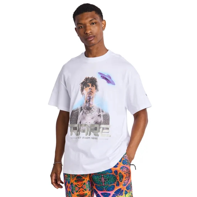 PUMA Melo Alien Skins Basketball T-Shirt Men, White