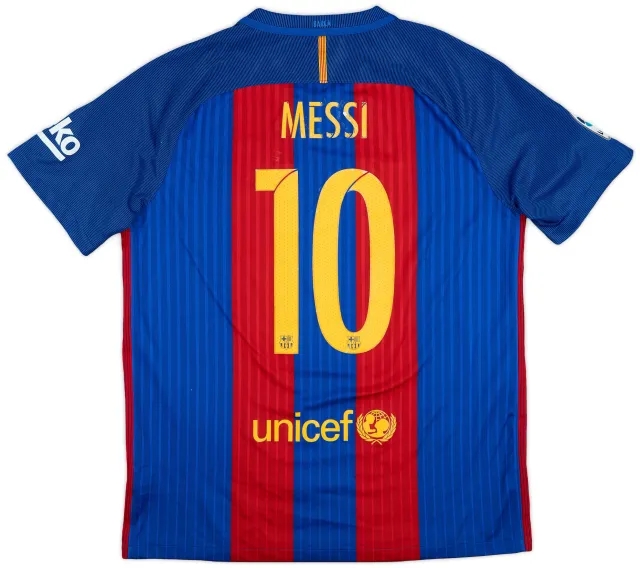 2016-17 Barcelona Home Shirt Messi #10 - 6/10 - (L)