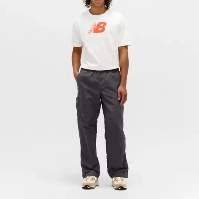 New Balance Men's Made in USA Tech Pant in Grey Polywoven