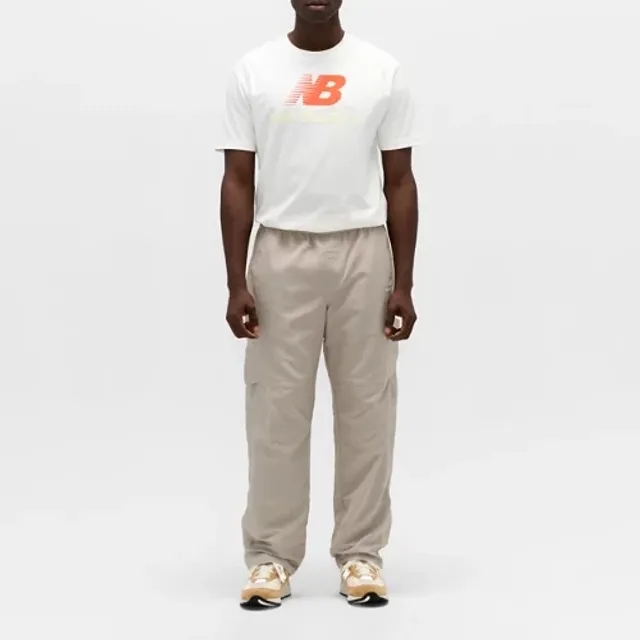 New Balance Men's Made in USA Tech Pant in Yellow Polywoven