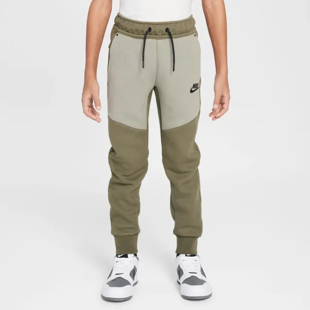 Nike Sportswear Tech Fleece Older Kids' Joggers - Green - Cotton/Polyester