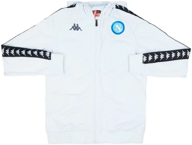 2018-19 Napoli Kappa Hooded Track Jacket - 8/10 - (L)