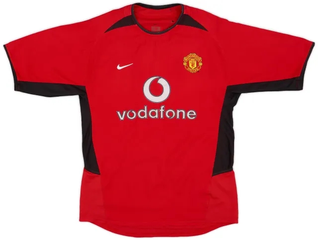 2002-04 Manchester United Home Shirt - 3/10 - (S)