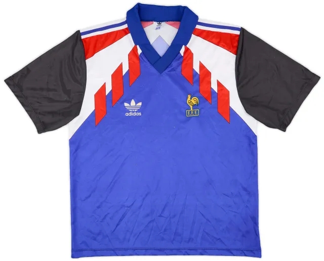 1990-92 France Home Shirt - 3/10 - (L/XL)